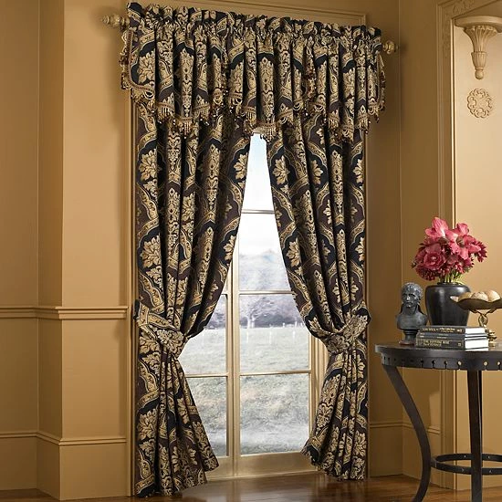 Five Queens Court Reilly Window Curtain Set 3 Five Queens Court Reilly Window Curtain Set