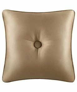 Five Queens Court Colonial Button Throw Pillow