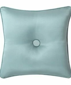 Five Queens Court Faith Button Throw Pillow