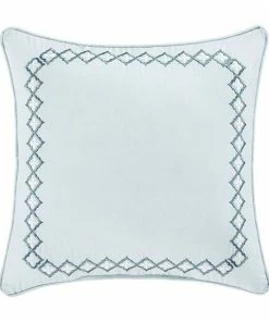 Five Queens Court Michelle 16" Square Embellished Pillow