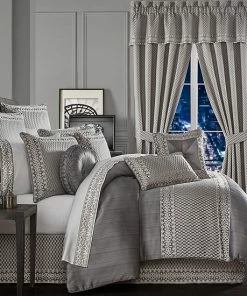 Five Queens Court Houston Charcoal Comforter Set With Shams