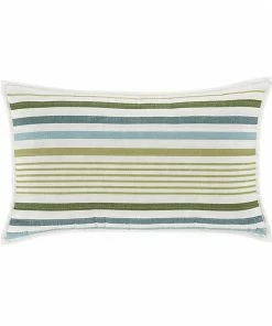 Five Queens Court Rebecca Surf Quilted Boudoir Decorative Throw Pillow