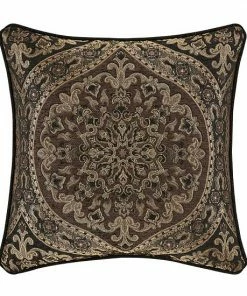 Five Queens Court Jeremy 18" Square Decorative Throw Pillow