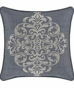 Five Queens Court Rachel 20" Square Decorative Throw Pillow