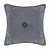 Five Queens Court Rachel 18" Square Embellished Decorative Throw Pillow -J. Queen New York shop unnamed file 1144