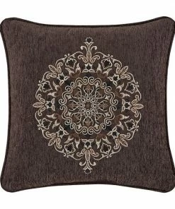 Five Queens Court Monaco 18" Square Decorative Throw Pillow
