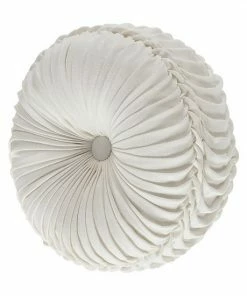 Five Queens Court Ania Tufted Round Decorative Throw Pillow