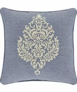 Five Queens Court Augusta 20" Square Decorative Throw Pillow