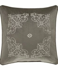 Five Queens Court Camilla 18" Square Decorative Throw Pillow