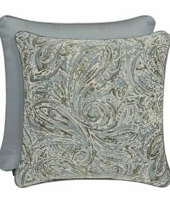 Five Queens Court Garrison Spa 20" Square Decorative Throw Pillow