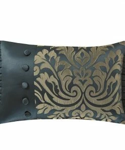 Five Queens Court Carla Azure Boudoir Decorative Throw Pillow