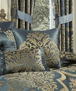 Five Queens Court Carla Azure 20" Square Decorative Throw Pillow -J. Queen New York shop unnamed file 1255