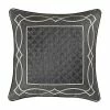Five Queens Court Darwin Charcoal 20" Square Decorative Throw Pillow -J. Queen New York shop unnamed file 1263