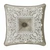 Five Queens Court Othello Linen 18" Square Decorative Throw Pillow -J. Queen New York shop unnamed file 1281