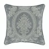 Five Queens Court Nadine Blue 18" Square Decorative Throw Pillow -J. Queen New York shop unnamed file 1288