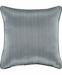 Five Queens Court Nadine Blue 18" Square Decorative Throw Pillow -J. Queen New York shop unnamed file 1291