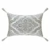 Five Queens Court Tammy Silver Boudoir Decorative Throw Pillow -J. Queen New York shop unnamed file 1313