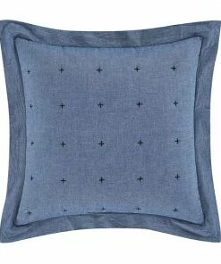 Five Queens Court Ethan 20" Square Decorative Throw Pillow