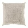 Five Queens Court Sheldon Ecru 20" Square Decorative Throw Pillow -J. Queen New York shop unnamed file 1333