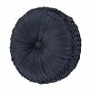 Five Queens Court Bristol Indigo Tufted Round Decorative Throw Pillow -J. Queen New York shop unnamed file 1379