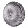 Five Queens Court Lafayette Silver Tufted Round Decorative Throw Pillow -J. Queen New York shop unnamed file 1381