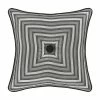 Five Queens Court Silverstone Silver 18" Square Decorative Throw Pillow -J. Queen New York shop unnamed file 1388