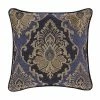 Five Queens Court Woodstock Indigo 20" Square Decorative Throw Pillow -J. Queen New York shop unnamed file 1395