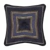 Five Queens Court Woodstock Indigo 18" Square Decorative Throw Pillow