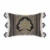 Five Queens Court Bristol Indigo Boudoir Decorative Throw Pillow -J. Queen New York shop unnamed file 1417