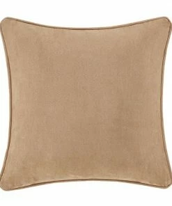 Five Queens Court Teller Beige 18" Square Decorative Throw Pillow -J. Queen New York shop unnamed file 1435