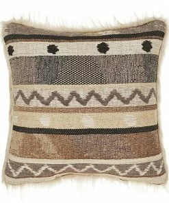 Five Queens Court Tatum Linen 18" Square Decorative Throw Pillow