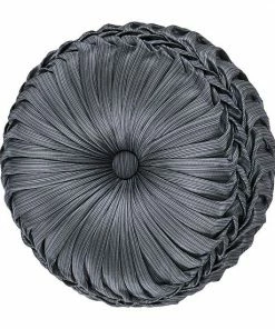 Five Queens Court Leah Tufted Round Throw Pillow