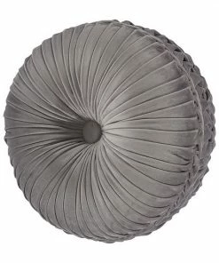 Five Queens Court Belford Tufted Round Throw Pillow