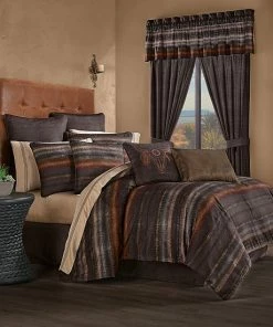 Five Queens Court Medina Chocolate Comforter Set With Shams