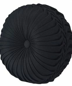 Five Queens Court Stefania Tufted Round Throw Pillow