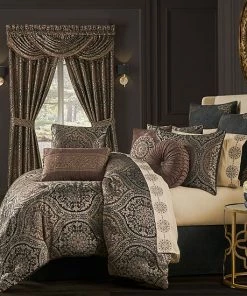 Five Queens Court Monaco Tufted Round Decorative Throw Pillow -J. Queen New York shop unnamed file 1646