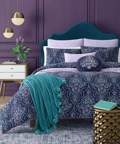 Five Queens Court Kinsley Comforter Set With Shams Blue