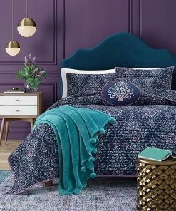 Five Queens Court Kinsley Quilt Blue