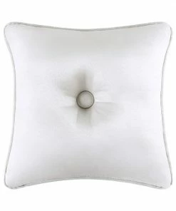 Five Queens Court Mackay Button Throw Pillow