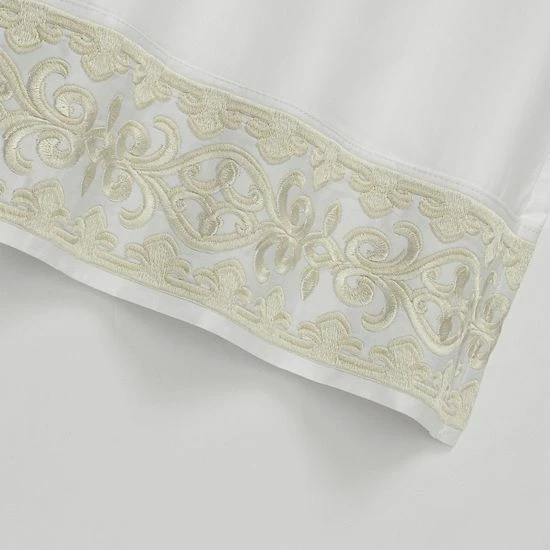 Five Queens Court Makayla Sheet Set Or Pillowcase Set Gold 7 Five Queens Court Makayla Sheet Set Or Pillowcase Set Gold - Image 5