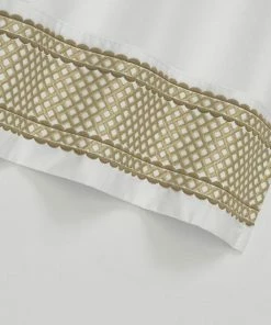 Five Queens Court Montefiore Sheet Set Or Pillowcase Set Gold -J. Queen New York shop unnamed file 255