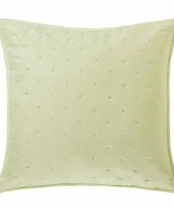 Five Queens Court Vito Euro Quilted Sham Green -J. Queen New York shop unnamed file 354