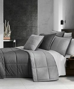 Five Queens Court Patton Quilt Set With Shams Gray -J. Queen New York shop unnamed file 435