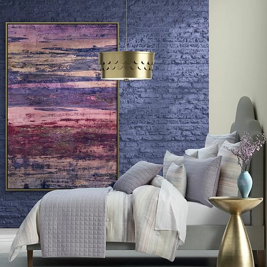 Five Queens Court Leona Green Comforter Set With Shams Purple 6 Five Queens Court Leona Green Comforter Set With Shams Purple - Image 4