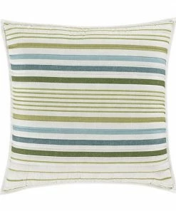 Five Queens Court Rebecca 18" Square Embellished Pillow Blue