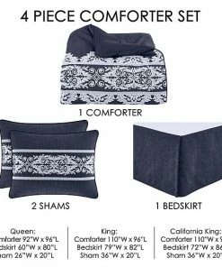 Five Queens Court Shelburne Comforter Set With Shams -J. Queen New York shop unnamed file 515