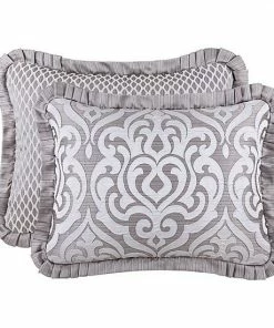 Five Queens Court Lafayette Silver Comforter Set With Shams -J. Queen New York shop unnamed file 530