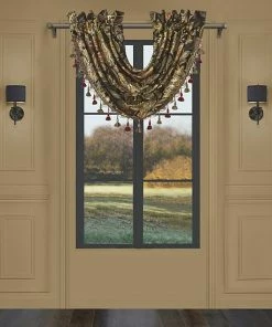 Five Queens Court Stefania Window Waterfall Valance -J. Queen New York shop unnamed file 593