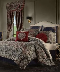 Five Queens Court Tamera Comforter Set With Shams