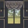 Five Queens Court Woodstock Indigo Window Waterfall Valance -J. Queen New York shop unnamed file 699